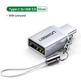 Ugreen USB C Adapter Type C to USB 3.0 Adapter Thunderbolt 3 Type-C Adapter OTG Cable For Macbook pro Air Samsung S10 S9 USB OTG