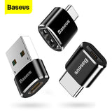 Baseus USB Type C OTG Adapter USB C Male To Micro USB Female Cable Converters For Macbook Samsung S10 Huawei USB To Type-c OTG